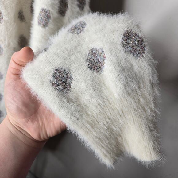 MODCLOTH Metallic Rainbow Polka Dot Pullover Sweater Size 3X - Picture 8 of 16